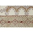 thumbnail image 4 of Casavani Moroccan Rug Handmade Beige Cotton Durries Yoga Garden Area Mat 4x8 Feet, 4 of 5