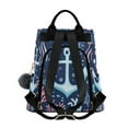 thumbnail image 2 of FORMRS Women's Travel Backpack Purse Anti-Theft Hidden Pockets Casual Shoulder Bag, Light Blue Anchor, 2 of 7