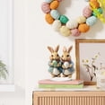 thumbnail image 6 of HuiXinOu Easter Bunny Egg Acrylic Tabletop Decoration 2D Flat Stand-up Design Cool Cowboy Style for Home Party Table Centerpiece Spring Decor, 6 of 6