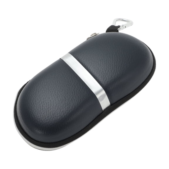 Unique Bargains Durable Eyeglasses Storage Case with Soft Lining Dark Blue
