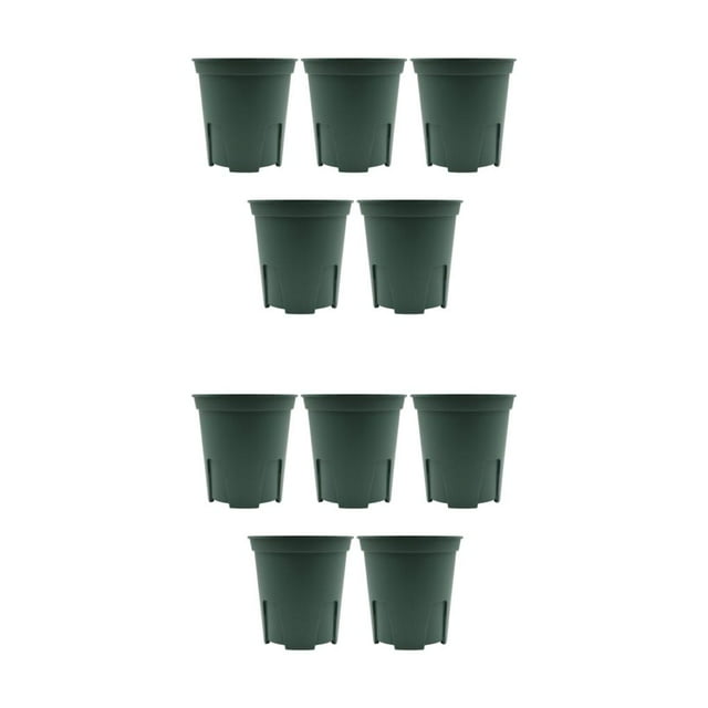 Maytalsory 5pack/lot Nursery Pots For Plants Wide Application Not Easy To Deform Drainage System Plastic Plastic Flowerpot Single pot 150:15*15cm 2Set