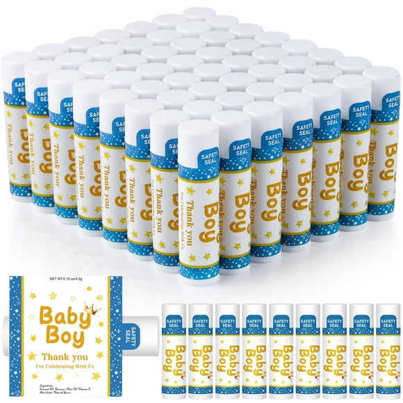 Bálsamo labial Dmsky Baby Shower Favors Vanilla, 60 unidades, regalo para invitados