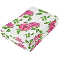 thumbnail image 2 of Wedding Flower Floral Hand Towels Tea Towel Kitchen Decor Set Absorbent Dish Towels Cooking Accessories Lint Free Hand Towels 2 PCS, 2 of 6