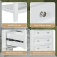 thumbnail image 2 of 24" Bathroom Vanity Without Sink, Base Only, Solid Frame, Bathroom Storage Cabinet with Drawer and Open Shelf, White, 2 of 9