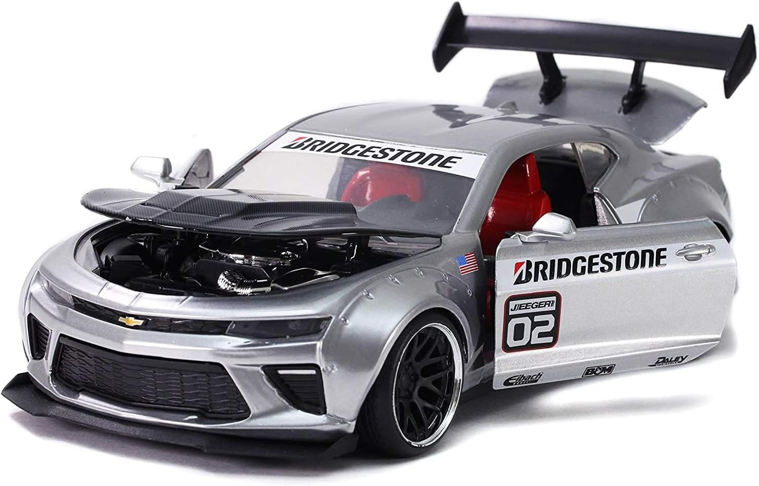 Jada Toys 1:24 Scale 2016 Chevy Camaro SS Widebody Car Toy Play