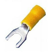 Morris Products 01164 Vinyl Insulated Spade Terminals - 12-10 Wire, No. 10 Stud, Pack Of 25