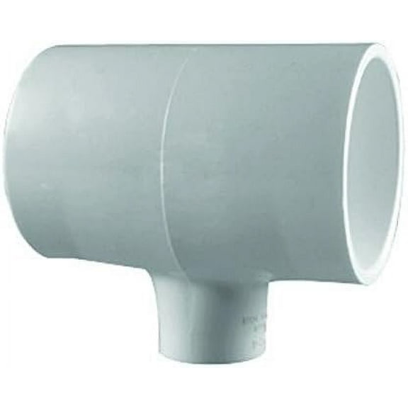 Charlotte Pipe Reducing Tee 1 " X 1 " X 3/4 " White Pvc Schedule 4017