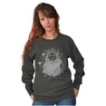 thumbnail image 3 of Celestial Sun Space Hands Spiritual Sweatshirt for Men or Women Brisco Brands 3X, 3 of 6