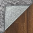 thumbnail image 6 of Tzou Wool Area Rug 6' x 9' Solid Wool Carpet, Anti-Slip, Durable, Farmhouse Natural Wool Rug for Living Room Bedroom Nursery Room, Grey, 6 of 7