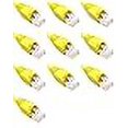 thumbnail image 3 of Patch Réseau Cat6 Ethernet 15 Pieds Cables Jaune RJ45 m/m (10 Pack), 3 of 3