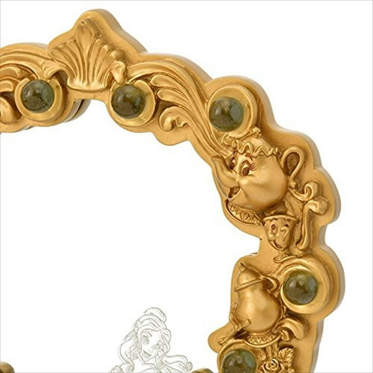 Disney Japan Beauty and the Beast Be Our Guest Resin Stand Mirror