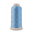 thumbnail image 1 of MasteelfCA 3000 Yards Spool Luminous Glow In The Dark Machine Embroidery Sewing Thread (Sky Blue), 1 of 3