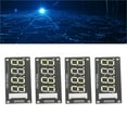 thumbnail image 4 of TM1637 Module, PCB Board 4 Digit Digital Tube Accurate Wiring Clear Path 4 Set  For DIY Yellow MRA041E, 4 of 8