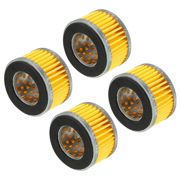 Unique Bargains Replacement Compressor Air Filter Element, 4 Pack Intake Paper Filter