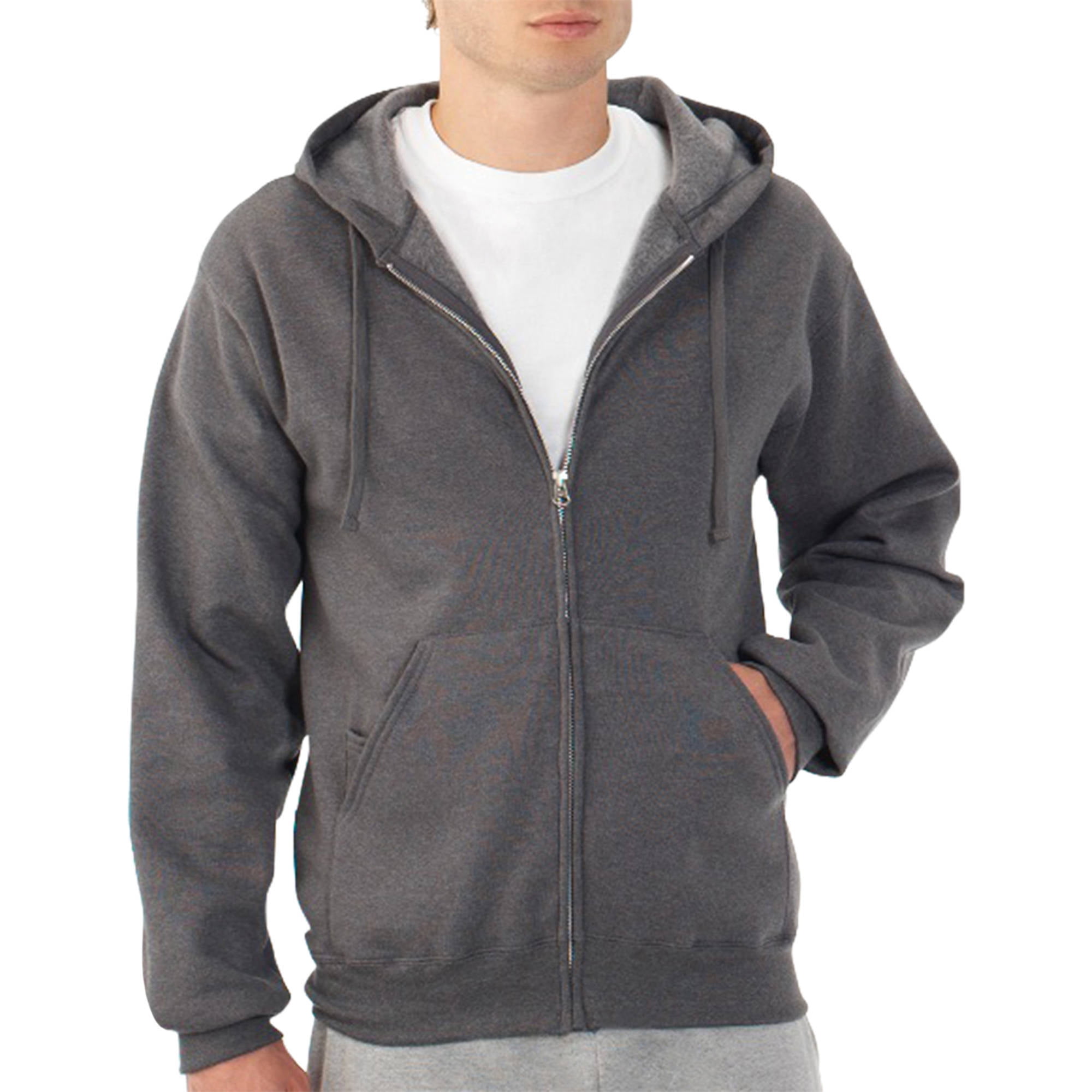 fruit of the loom zip up sweatshirt