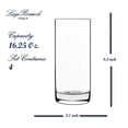 thumbnail image 2 of Luigi Bormioli Set of 4 Classico Tall Beverage Glasses, One Size, 2 of 8
