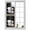 Black Beige, variant on Reusable Static Cling Window Tints, Halloween Window Privacy Film Frosted, Orange Pumpkin Funny Ghost Black Cat Purple Heat Control Windows Films for Offices, Balcony, 29.5 x 118 Inches