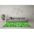 thumbnail image 3 of Ahgly Company Indoor Rectangle Abstract Green Modern Area Rugs, 5' x 8', 3 of 4
