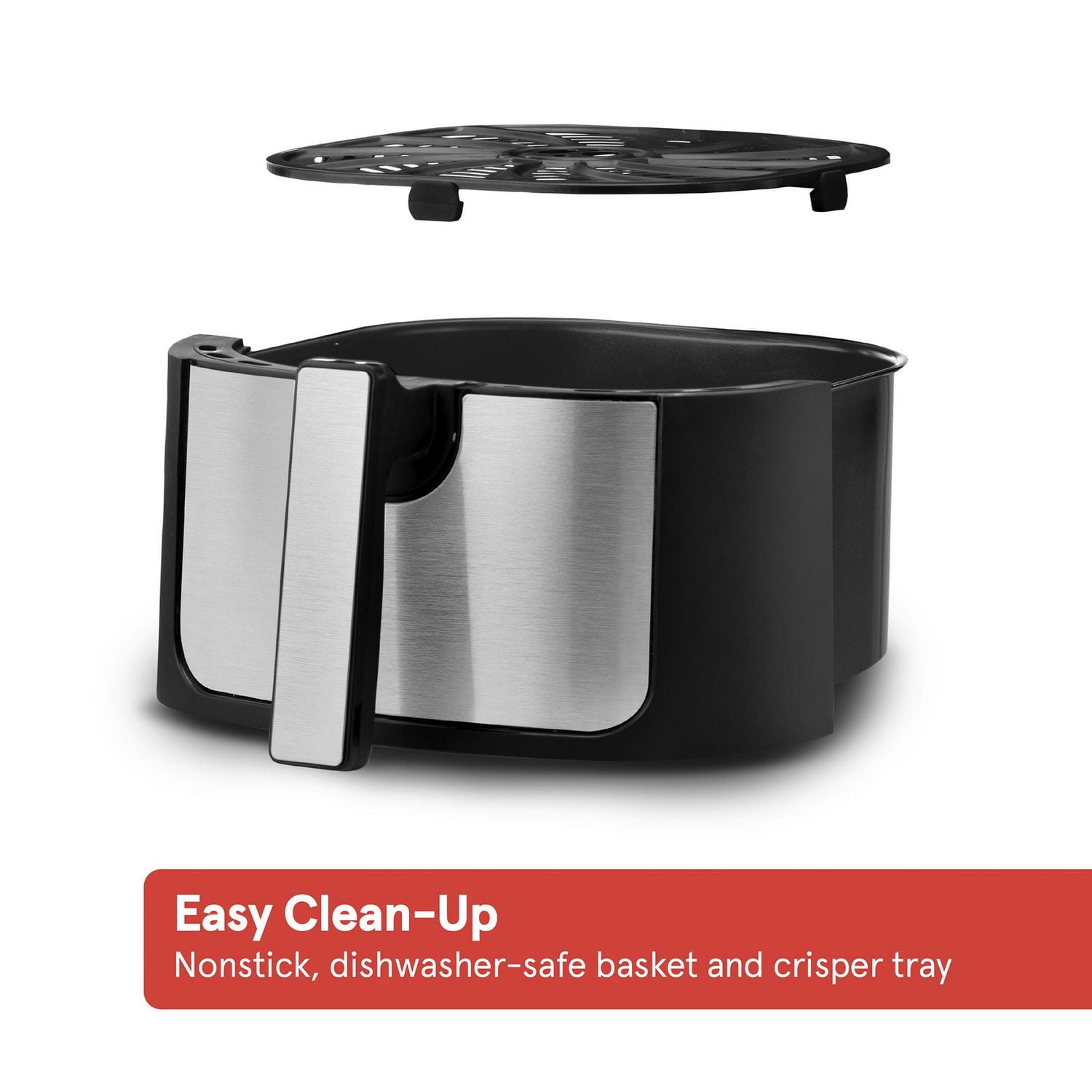 Gourmia L 6-Quart Digital Air Fryer with 12 One-Touch