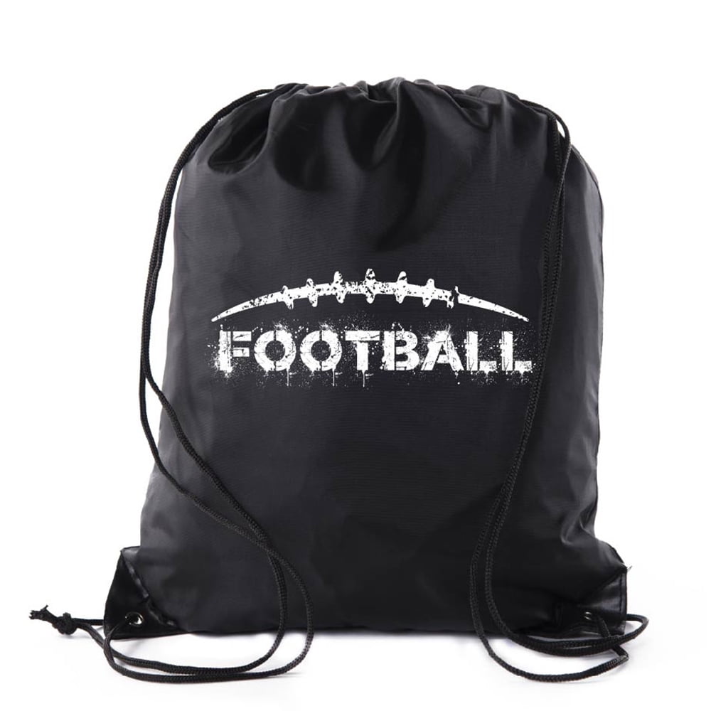 Football Party Bags Football Drawstring Cinch Backpacks for Team