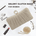 thumbnail image 2 of Bolso Mujer Bandoleras Cena De Gala Bolsa Xtellar dorado, 2 of 4