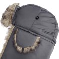 thumbnail image 3 of Gorro de aviador cálido de invierno con orejeras, impermeable., 3 of 5