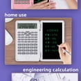 thumbnail image 2 of Calculators With LCD Writing Tablet, Lightweight And Portable Calculator With Notepad Improve Efficiency  For Office Meetings, 2 of 7