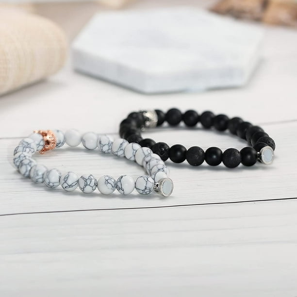 Magnetic Couples Bracelets Heart Couple Crown Bracelets Attraction