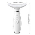 thumbnail image 2 of Smart 3-in-1 Facial Massager - Portable Neck/Face Sculptor for Skin Firming & Glowing Complexion (White), 2 of 10