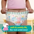 thumbnail image 4 of Pampers Easy Ups Peppa Potty Training Pants Girls Size 4T-5T, 66 Count (Select for More Options), 4 of 15