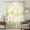 GreenYellow, variant on Watercolor Green Floral Sheer Curtains 45 Inches Long, Teal Ombre Botanical Summer Light Filering Curtains, Breathable Simi Curtain Privacy Drapes for Kitchen Bathroom Small Window Treatment