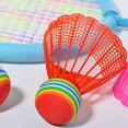 thumbnail image 2 of OULII 20pcs Plastic Badminton Shuttlecocks Assorted Color for Amateurs Sports, 2 of 8