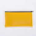 thumbnail image 2 of 2Pcs Leather Cash Bag Portable Documents Bags Zipper Files Pouches File Storage Bags for Men, 2 of 9