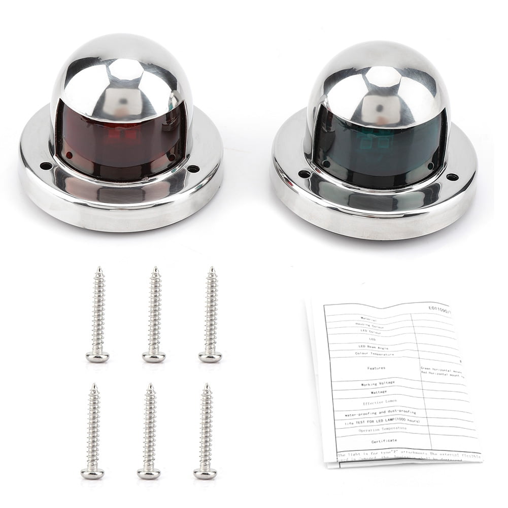 Tebru Bow Side Light, Marine Light, Boat Navigation 12V Marine Yacht