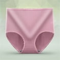 thumbnail image 2 of Panties For Women High Waist Seamless Full Coverage Briefs Absorbent Underwear Polyester Spandex 1 Pc Pink Size M-2Xl Women's Panties, 2 of 9