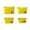 A-Yellow, variant on Red Waterproof Packing Cubes Set, Travel Organizer Pouches for Suitcase – Durable Polyester Bags for Makeup Electronics, Compact Storage for Weekend Getaway Gift