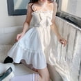 thumbnail image 3 of Vestido mini de Lolita blanco de verano 2023, ropa kawaii para mujer, vestido vintage con tirantes de hadas, vestido elegante informal de una pieza para mujer, 3 of 4