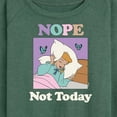 thumbnail image 3 of Disney Princess - Nope Not Today - Women's Lightweight French Terry Long Sleeve Shirt, 3 of 5