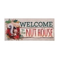 thumbnail image 7 of Evergreen Welcome to the Nut House Sassafras Indoor Outdoor Switch Doormat 1'10"x10" Beige, 7 of 7