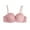 Pink, variant on Mgmyaa Women's Seamless Underwire Backless Push Up Bra U-Shaped Design Lift Support Plunge Lingerie Comfort Everyday Coverage