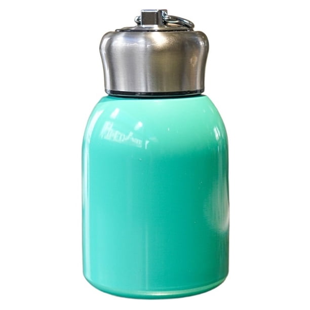 Botella de agua aislada de acero inoxidable portátil de 280 ml, mantiene las bebidas calientes o frías