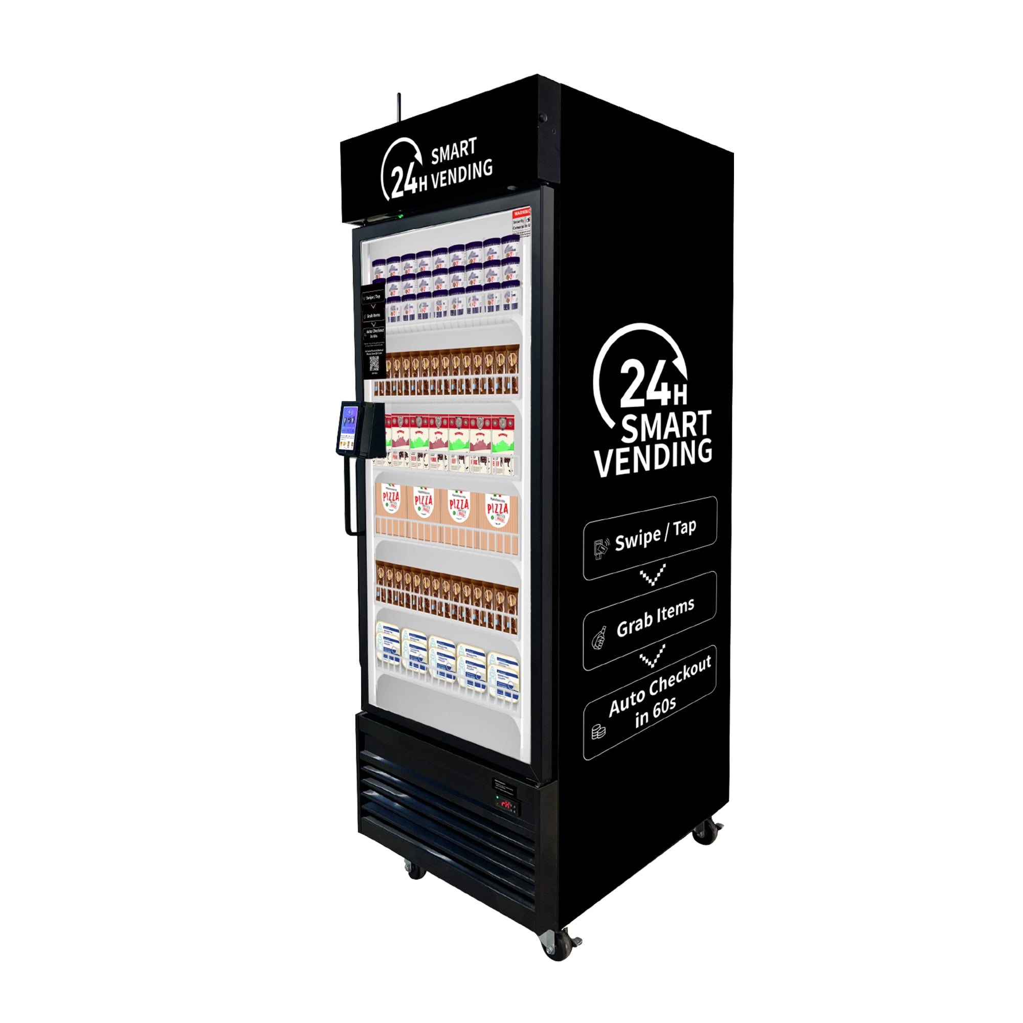 HAHA  Smart Vending Machine - 378 Bottle Capacity with Visual AI Checkout and Business Management App (ETL Certified)