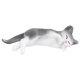 thumbnail image 3 of Modelo de gato encantador para niños, estatuilla de Animal de gato vívido, decoración, regalo de cumpleaños para niños, 3 of 8