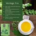 thumbnail image 2 of McCoy Teas Moringa Herbal Tea, Individually Wrapped Double Chamber Tea Bags, 20 Count, 2 of 6