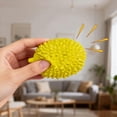 thumbnail image 4 of Durian Shaped Durable Dog Chew Toy For Teeth Cleaning And Interactive Play Portable For Indoor Outdoor Use All Season Universal(Yellow-4.5X2.8In), 4 of 6