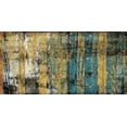 thumbnail image 2 of Villa, Mlli 32x18 White Modern Wood Framed Museum Art Print Titled - Wood Gold Blue, 2 of 4