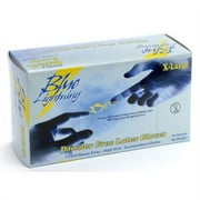 Blue Lightning XLarge 12" Blue Latex Gloves