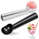 thumbnail image 1 of Cuchara para helado, 2 piezas, 7 pulgadas, antiadherente, anticongelante, cuchara para helado, diseño de aluminio de una pieza, apta para lavavajillas, 1 of 5