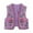 Purple-A, variant on Virmaxy Cardigan Vest For Women Vintage Embroidered Vest Tops Linen Cropped Sleeveless Floral Cardigans Fashion Vests Short Cardigans For Women Blue 2XS