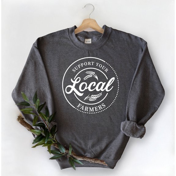 Support Your Local Farmers Sweatshirt, Farmer Gift, Farm Sweatshirt Farmer Hooded Sweat, Country Hoodie, Animal Sweatshirt, Farm Trip Hoodie